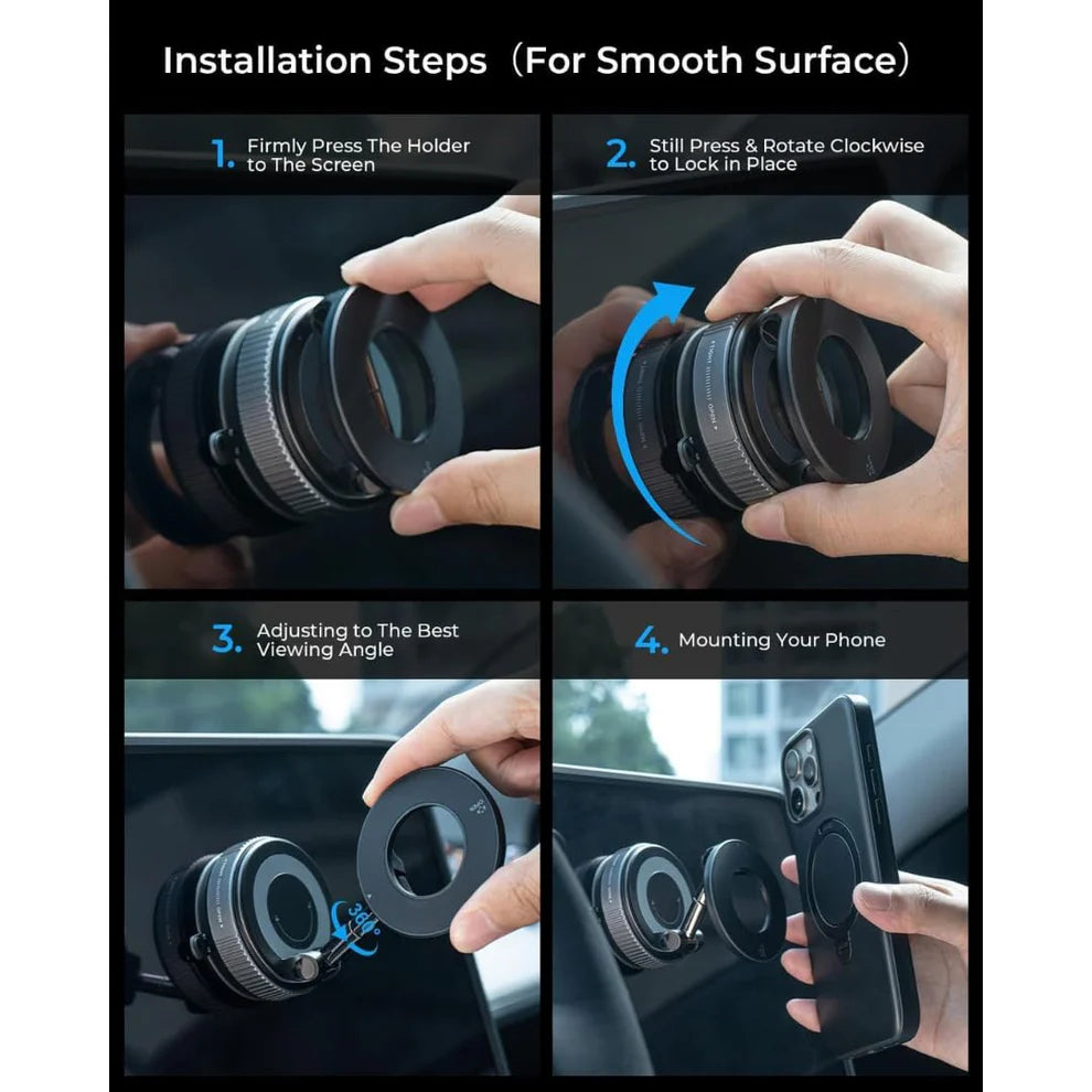 360° Vacuum Magnetic Phone Holder