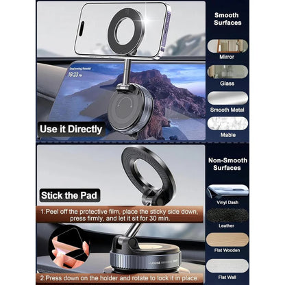 360° Vacuum Magnetic Phone Holder