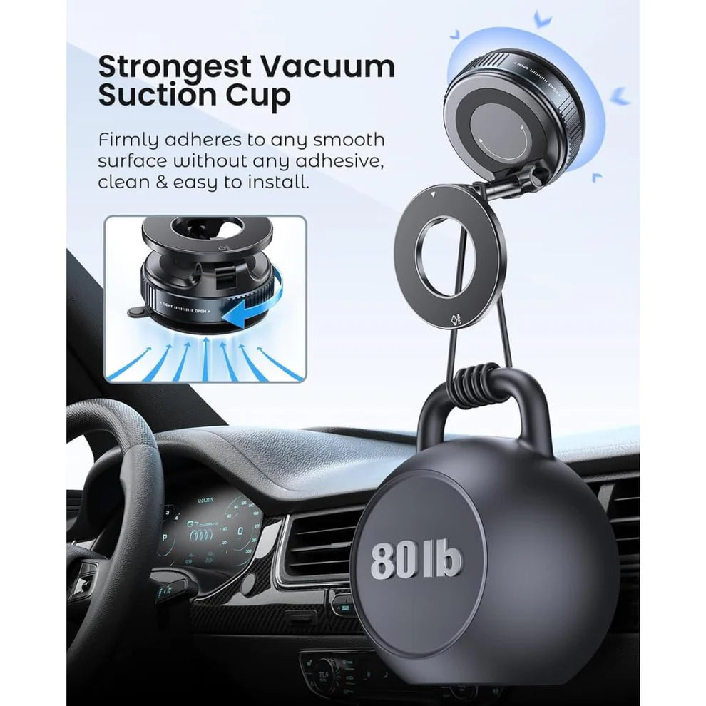 360° Vacuum Magnetic Phone Holder