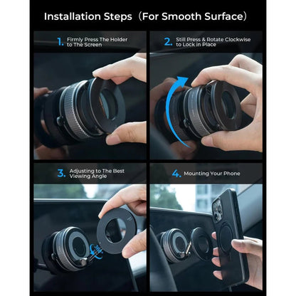 360° Vacuum Magnetic Phone Holder